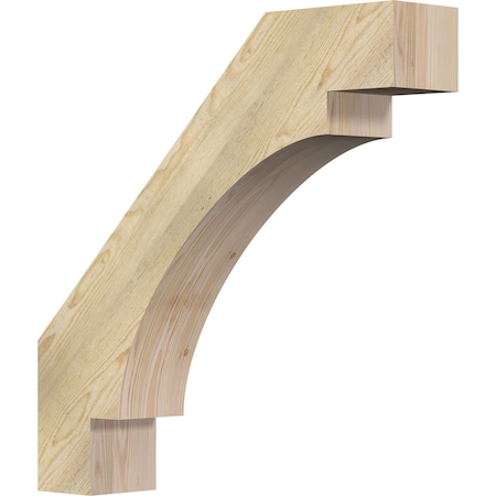 Ekena Millwork 6"W x 30"D x 30"H Merced Rough Sawn Knee Brace, Douglas Fir BRC06X30X30MRC00RDF
